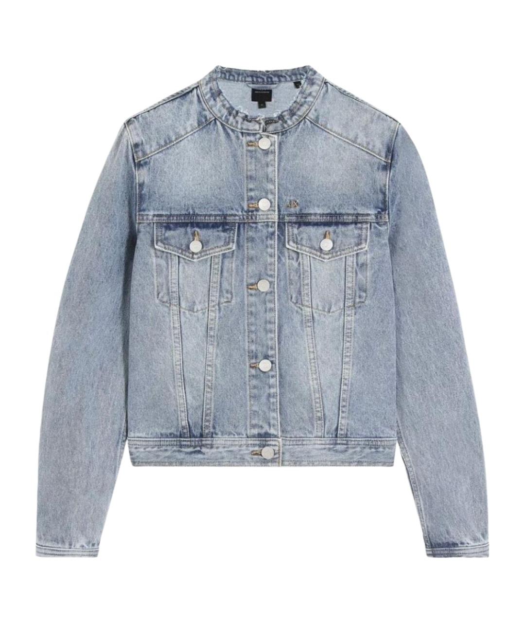 ARMANI EXCHANGE Синяя деним куртка, фото 1