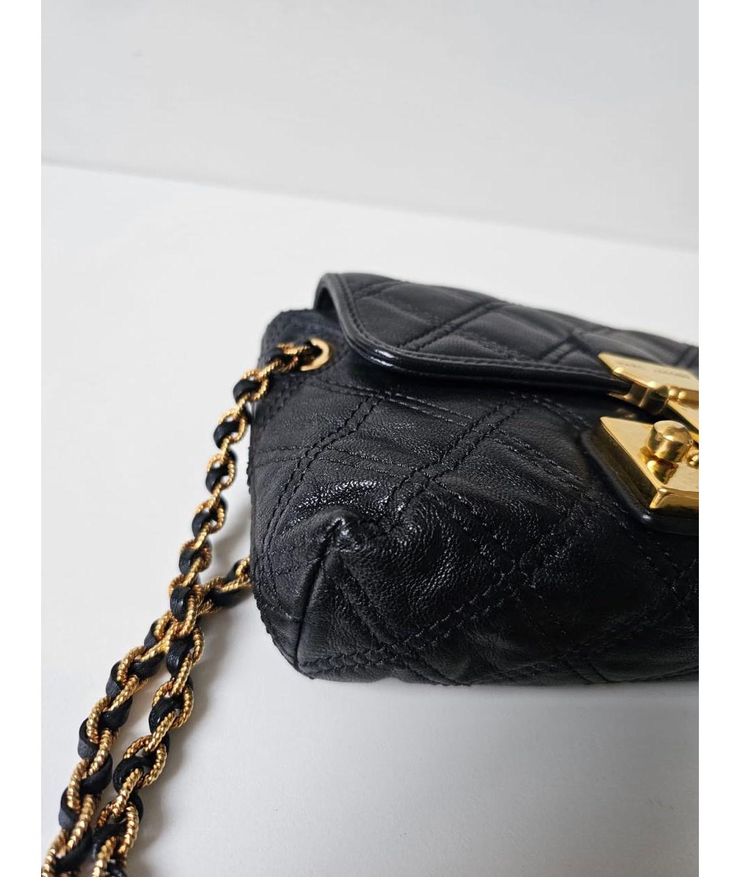MARC JACOBS Черная кожаная сумка через плечо, фото 3