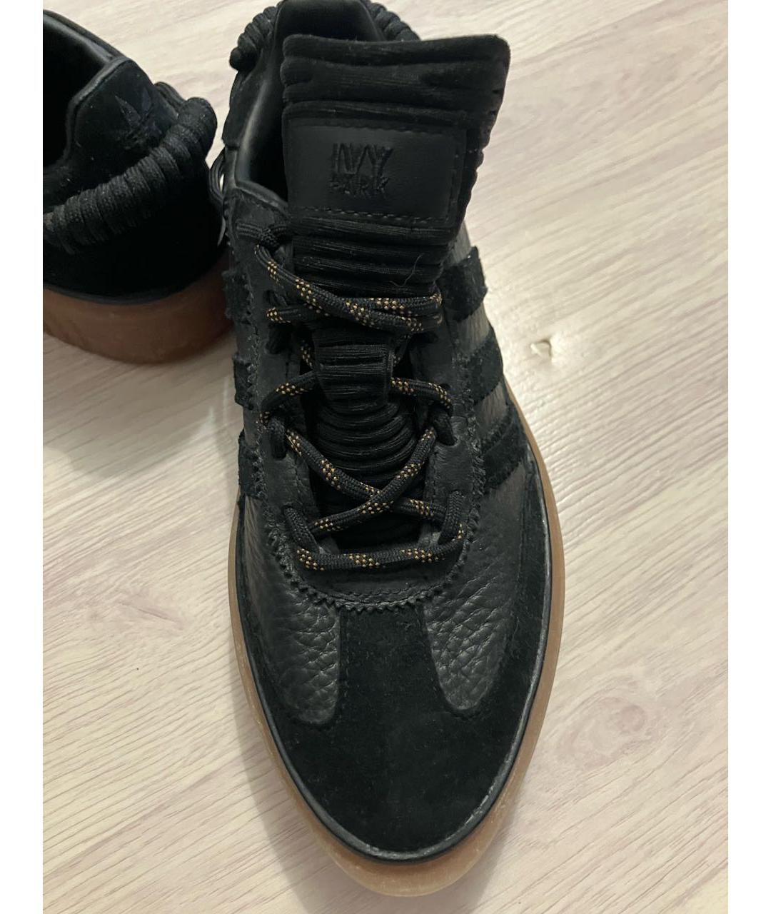 ADIDAS X RAF SIMONS Черные кожаные кроссовки, фото 4