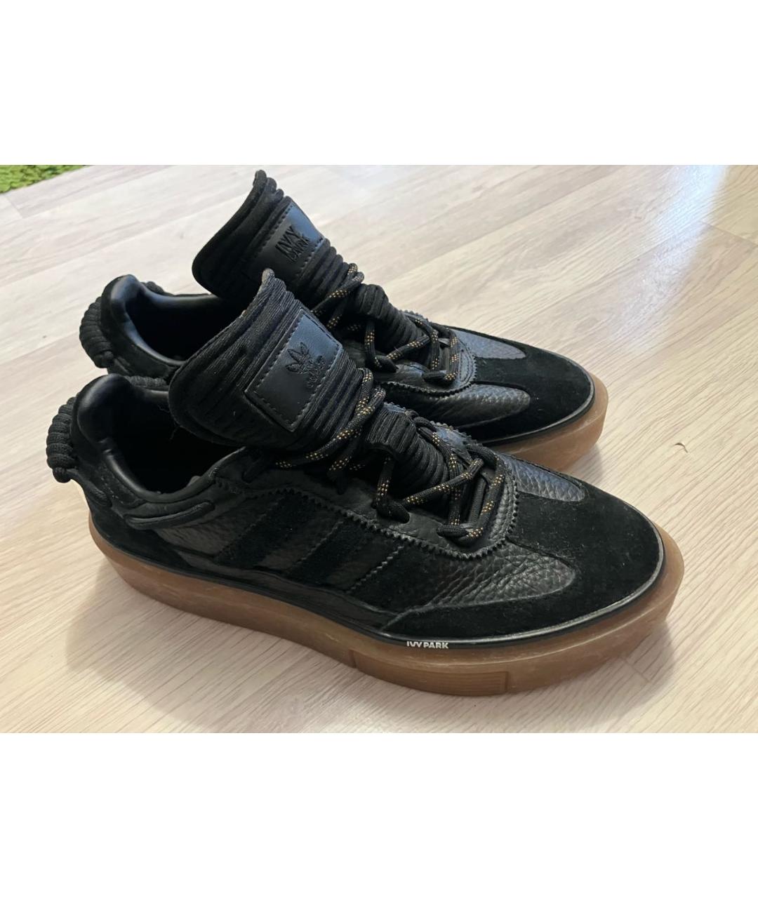 ADIDAS X RAF SIMONS Черные кожаные кроссовки, фото 3