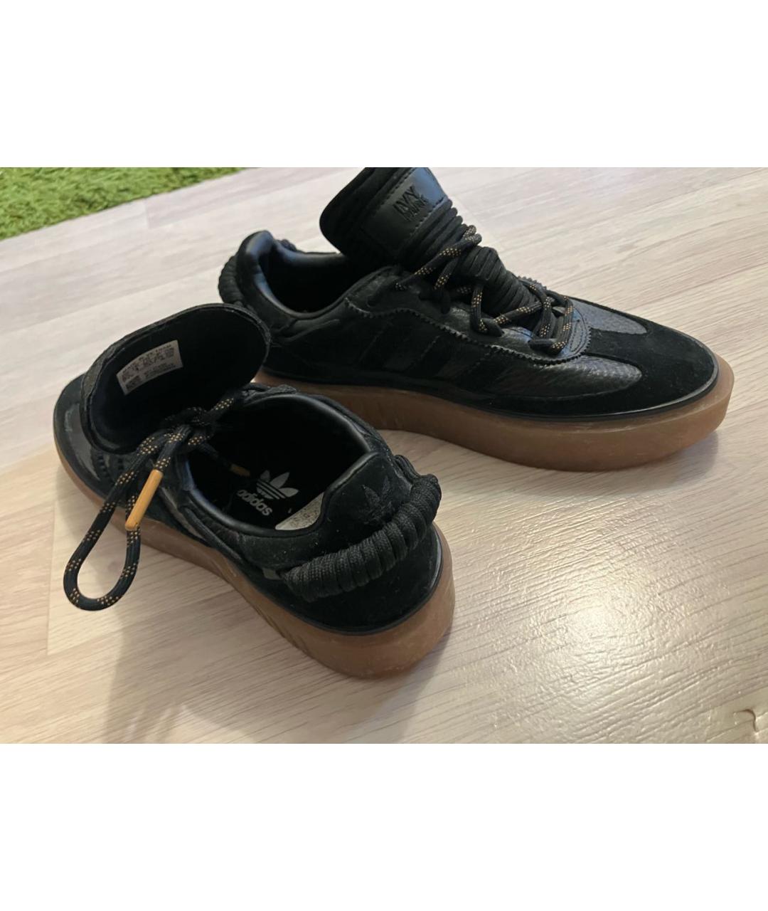 ADIDAS X RAF SIMONS Черные кожаные кроссовки, фото 8