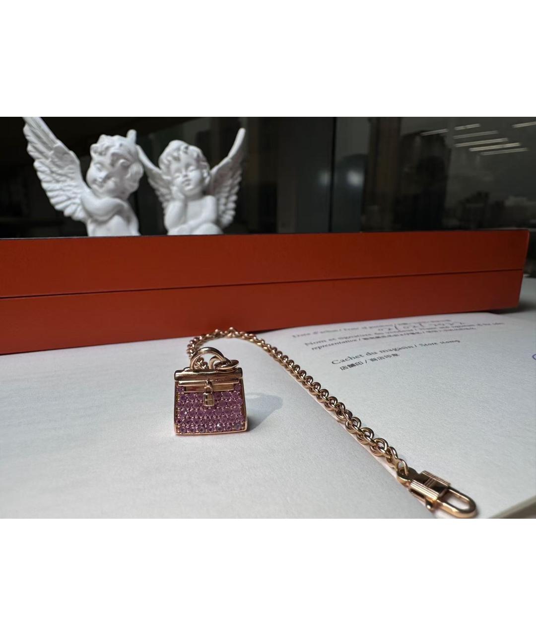HERMES Золотое колье из розового золота, фото 2