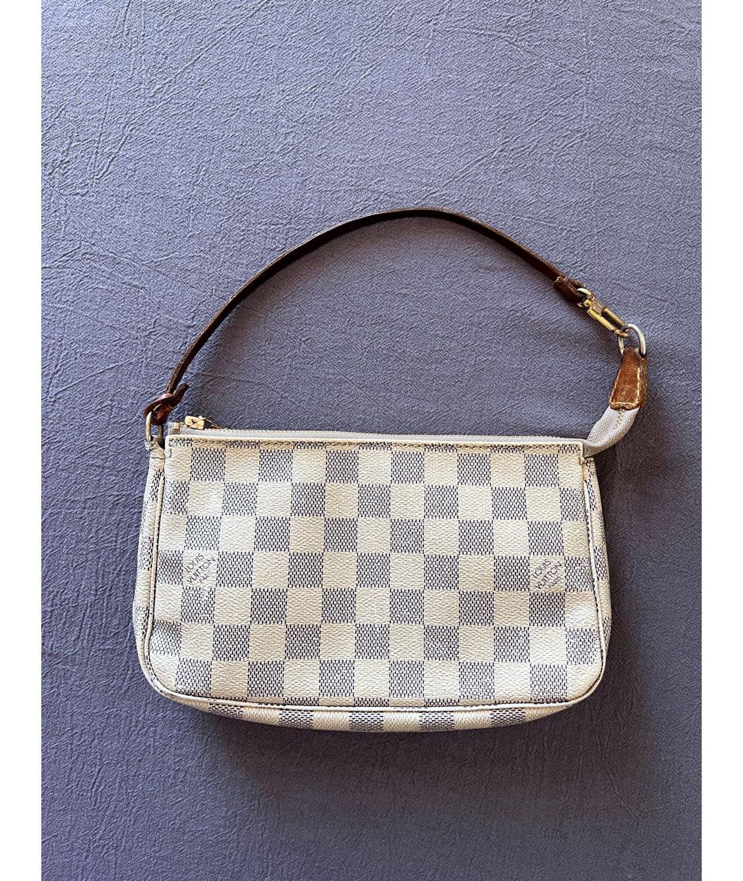 LOUIS VUITTON Бежевая сумка с короткими ручками, фото 9