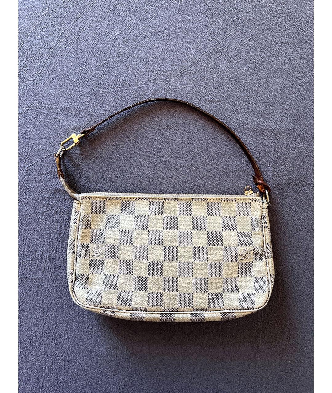 LOUIS VUITTON Бежевая сумка с короткими ручками, фото 2