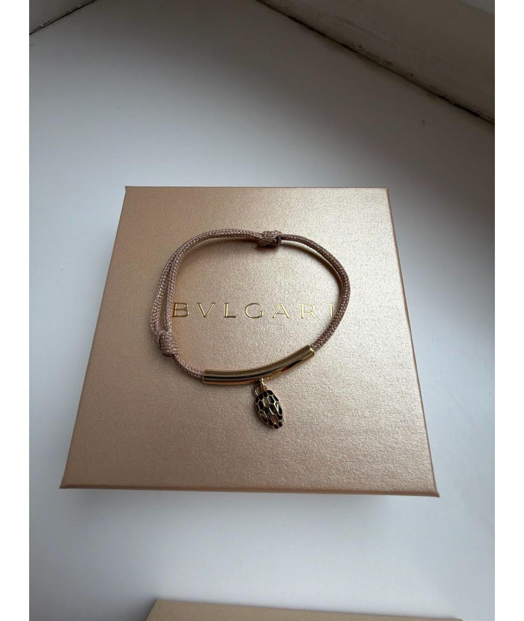 BVLGARI Бежевый браслет, фото 5