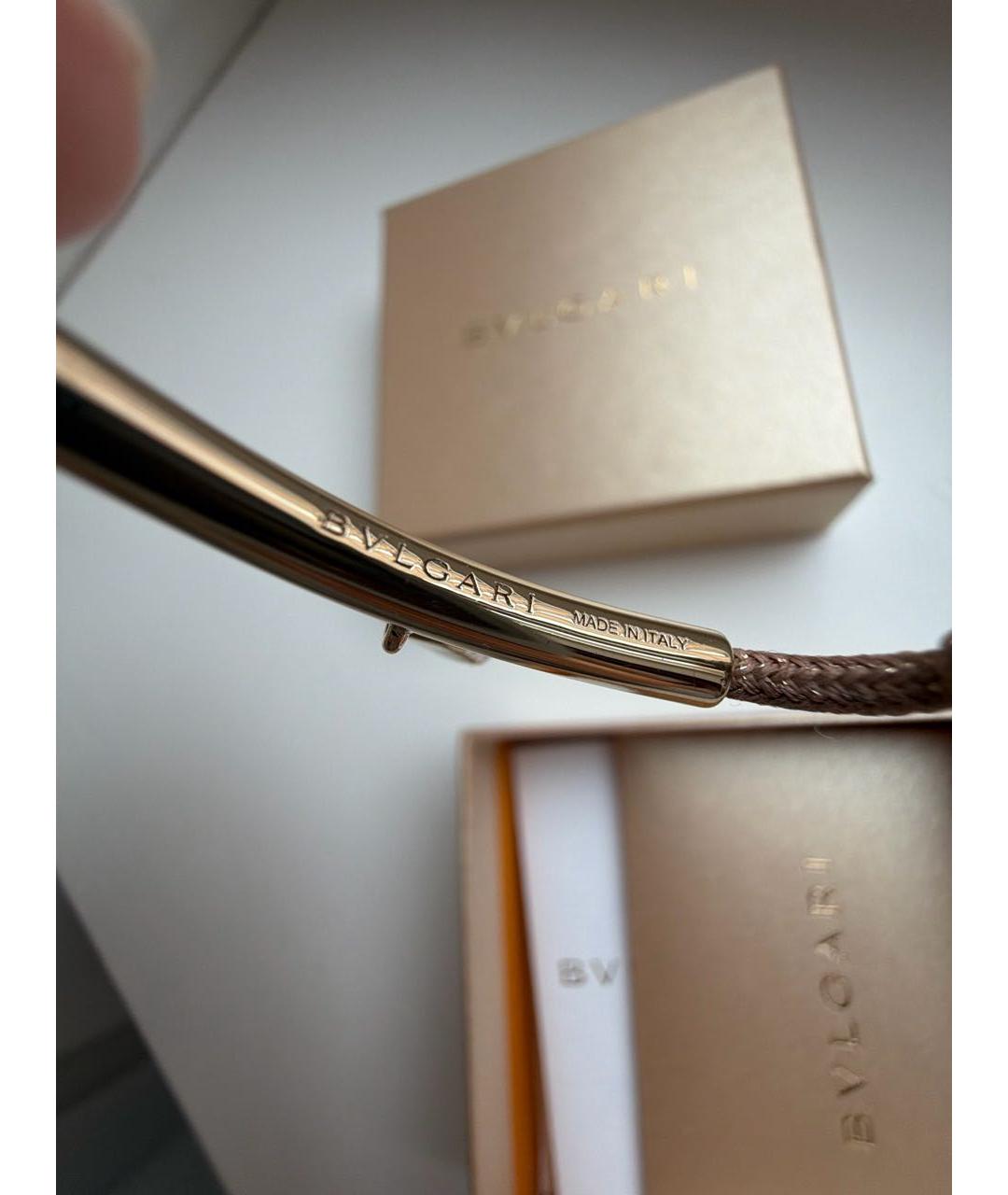 BVLGARI Бежевый браслет, фото 3