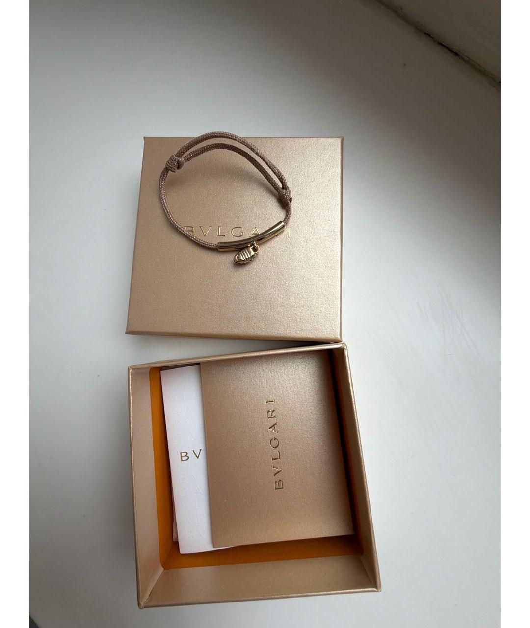 BVLGARI Бежевый браслет, фото 4