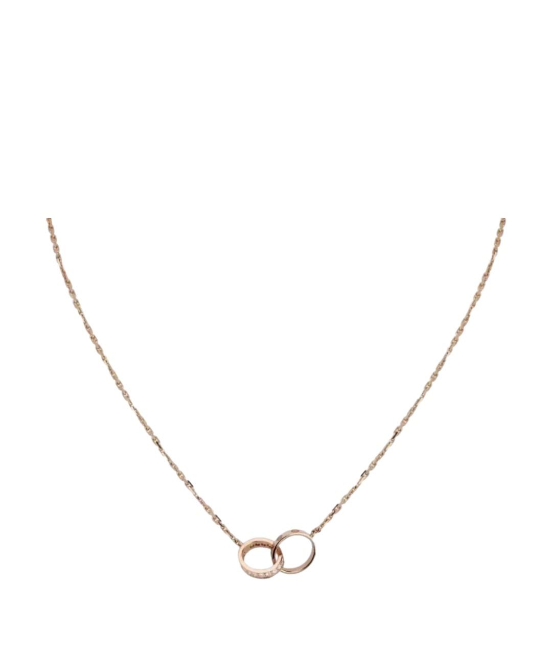 CARTIER Золотое колье из розового золота, фото 1