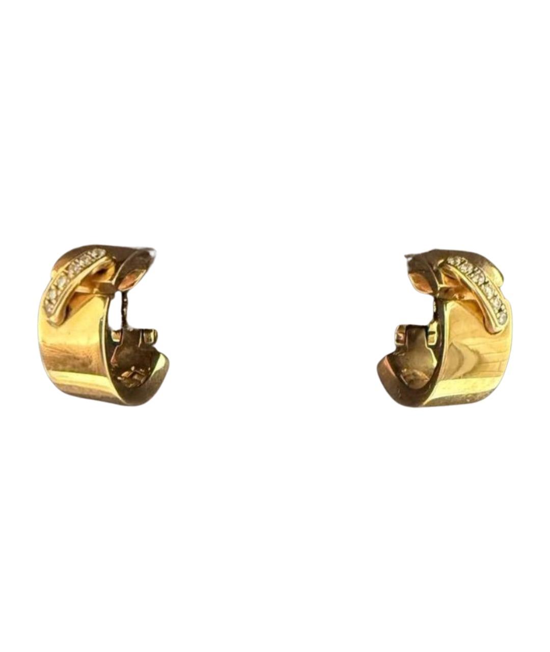 CHAUMET Золотые серьги из желтого золота, фото 1