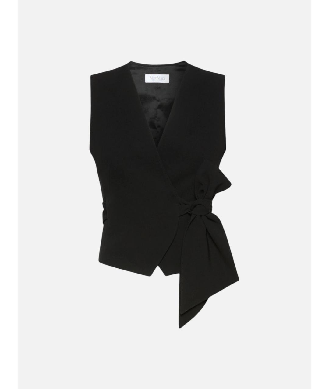MAX MARA Черный ацетатный жилет, фото 6