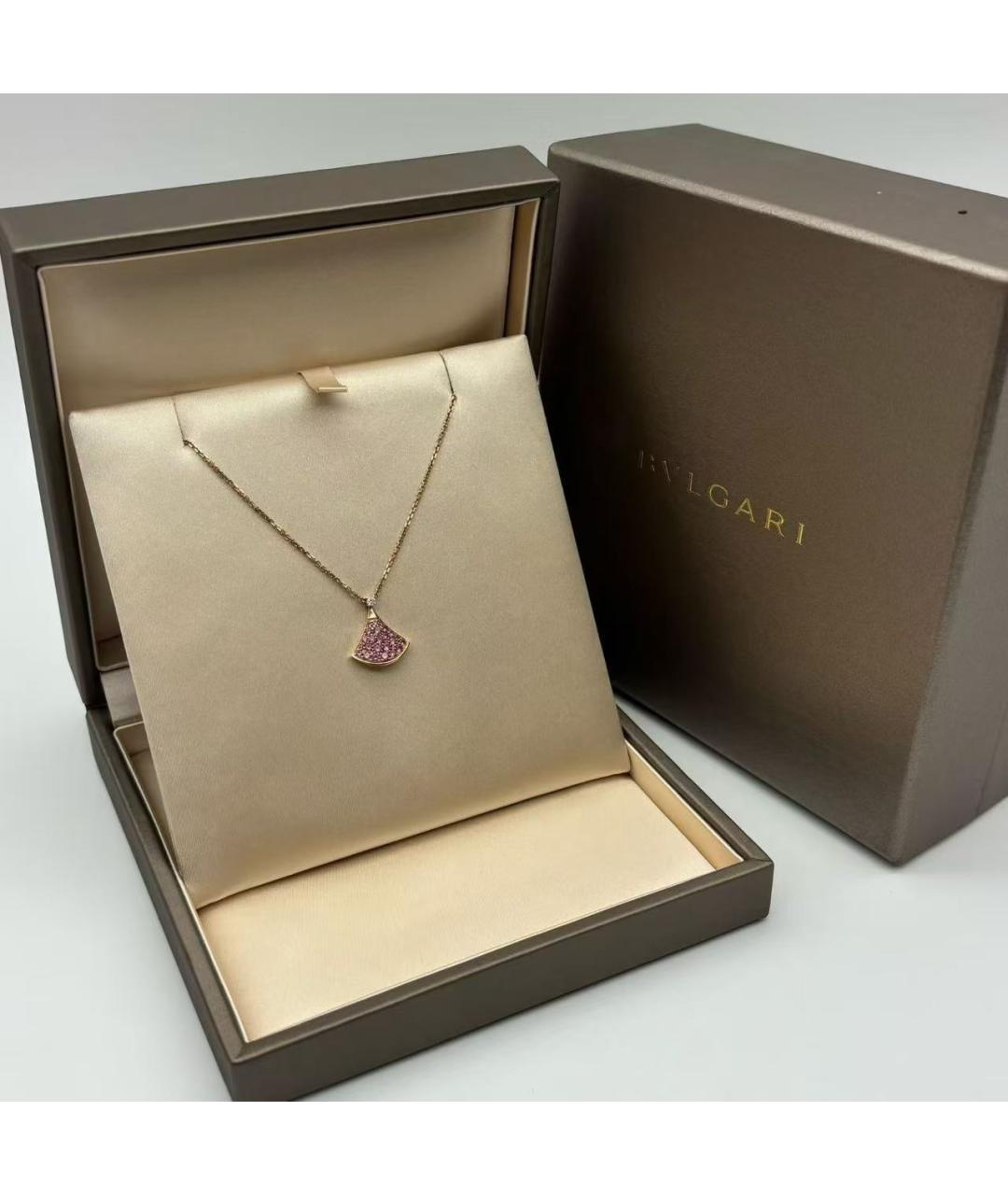 BVLGARI Золотое колье из розового золота, фото 2