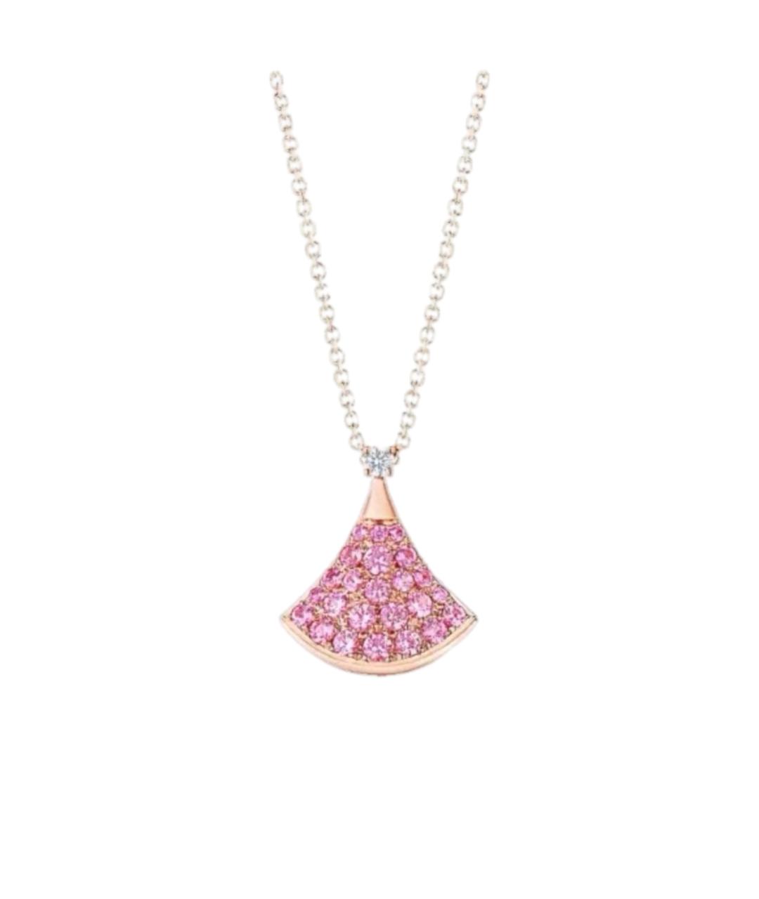 BVLGARI Золотое колье из розового золота, фото 1