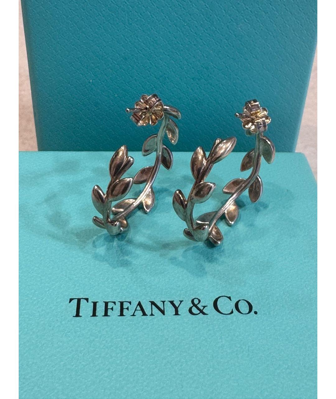 TIFFANY&CO Серебряные серебряные серьги, фото 7