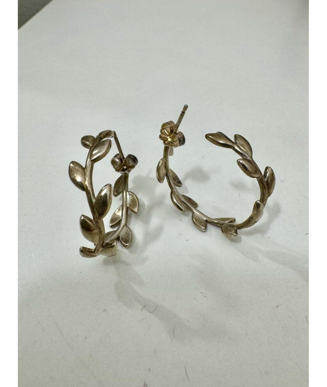 TIFFANY&CO Серебряные серебряные серьги, фото 2