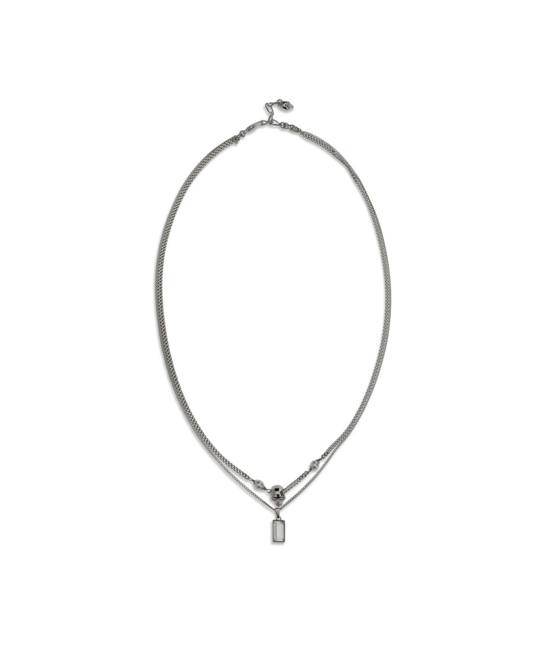 ALEXANDER MCQUEEN Серебряная металлическая цепочка/подвеска, фото 1