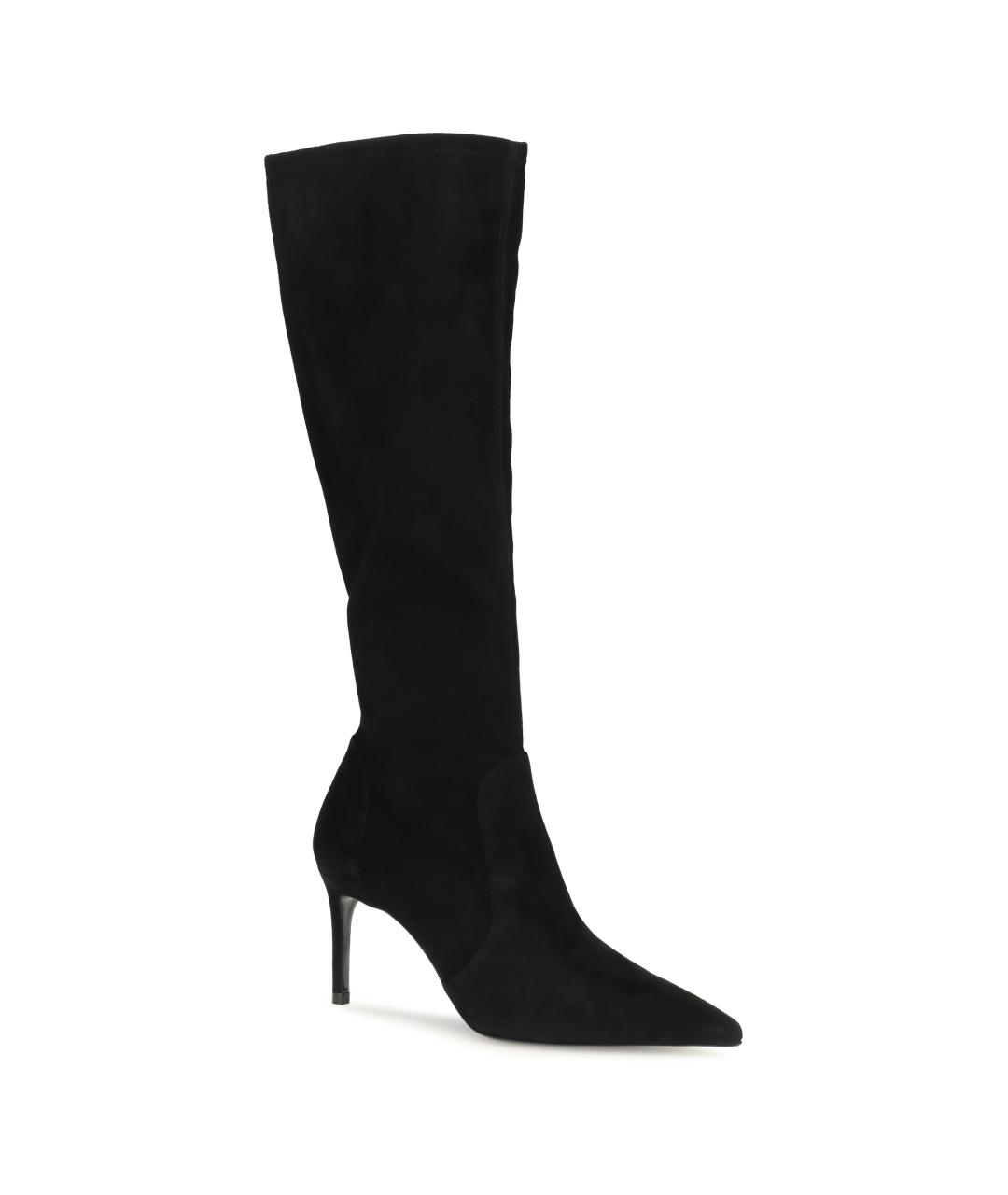 STUART WEITZMAN Черные кожаные сапоги, фото 2
