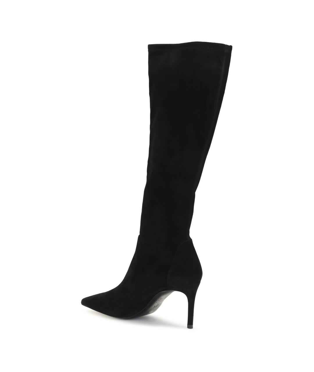 STUART WEITZMAN Черные кожаные сапоги, фото 3