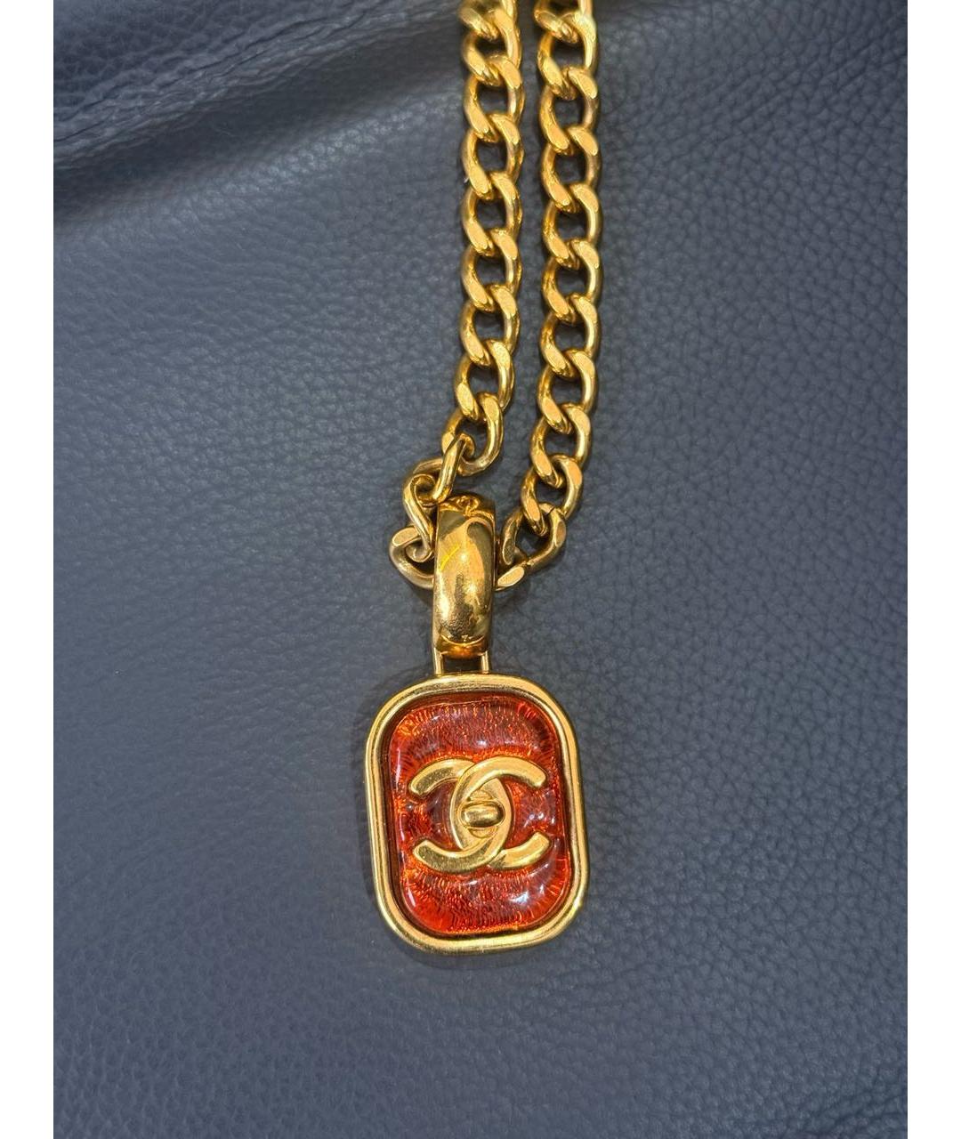 CHANEL Золотое колье, фото 3