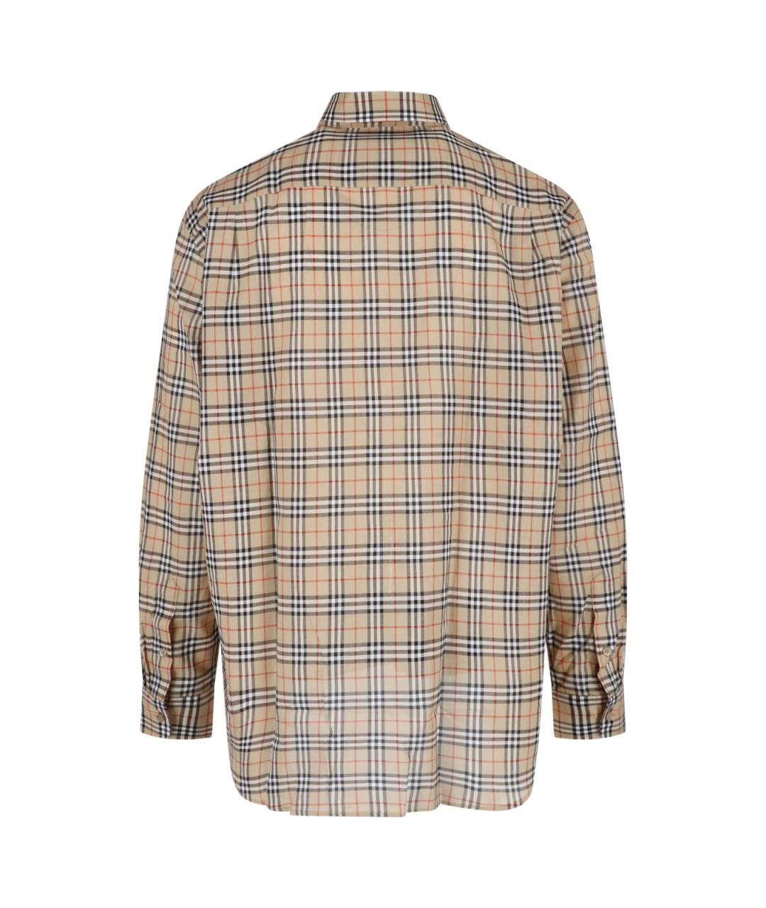 BURBERRY Мульти хлопковая кэжуал рубашка, фото 2