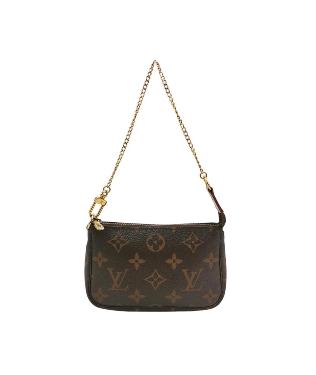 LOUIS VUITTON Коричневая сумка с короткими ручками, фото 9
