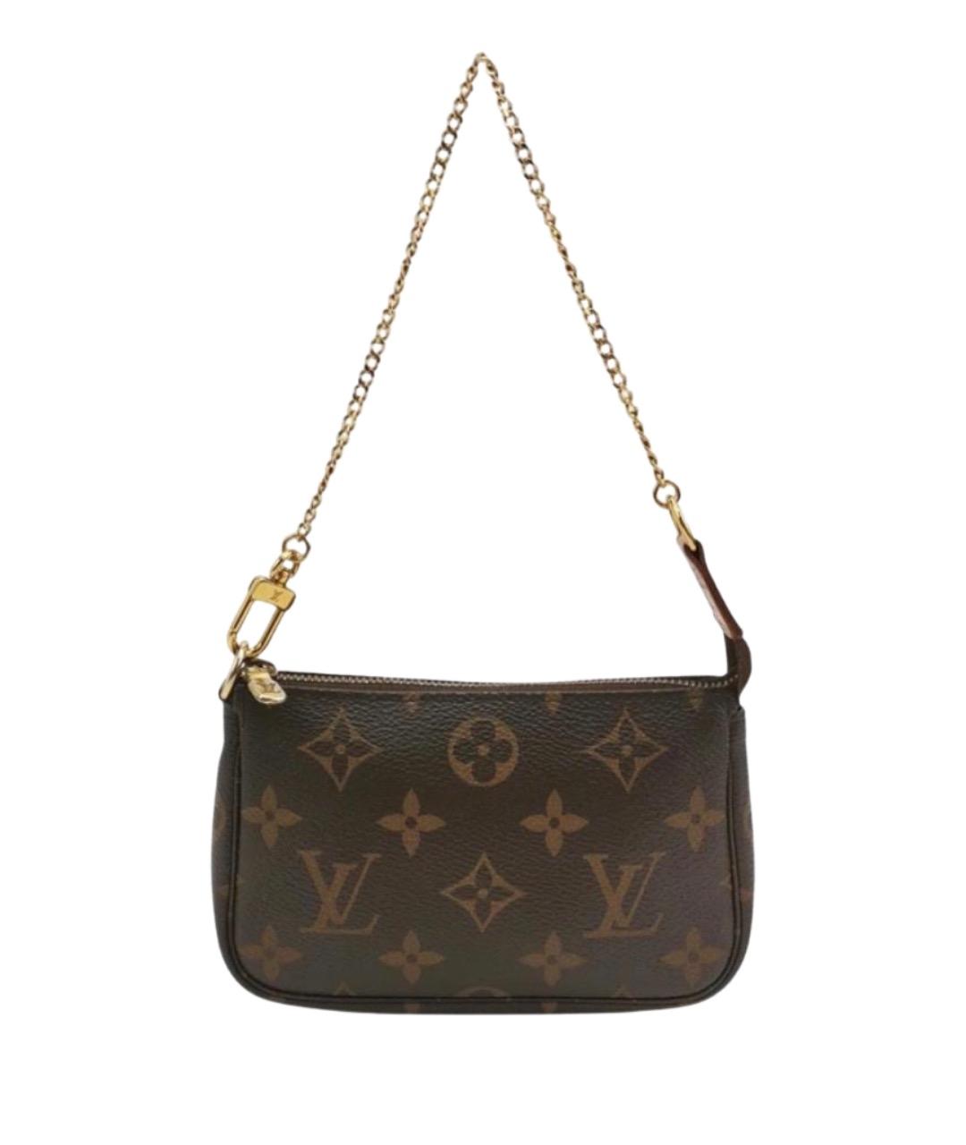 LOUIS VUITTON Коричневая сумка с короткими ручками, фото 1