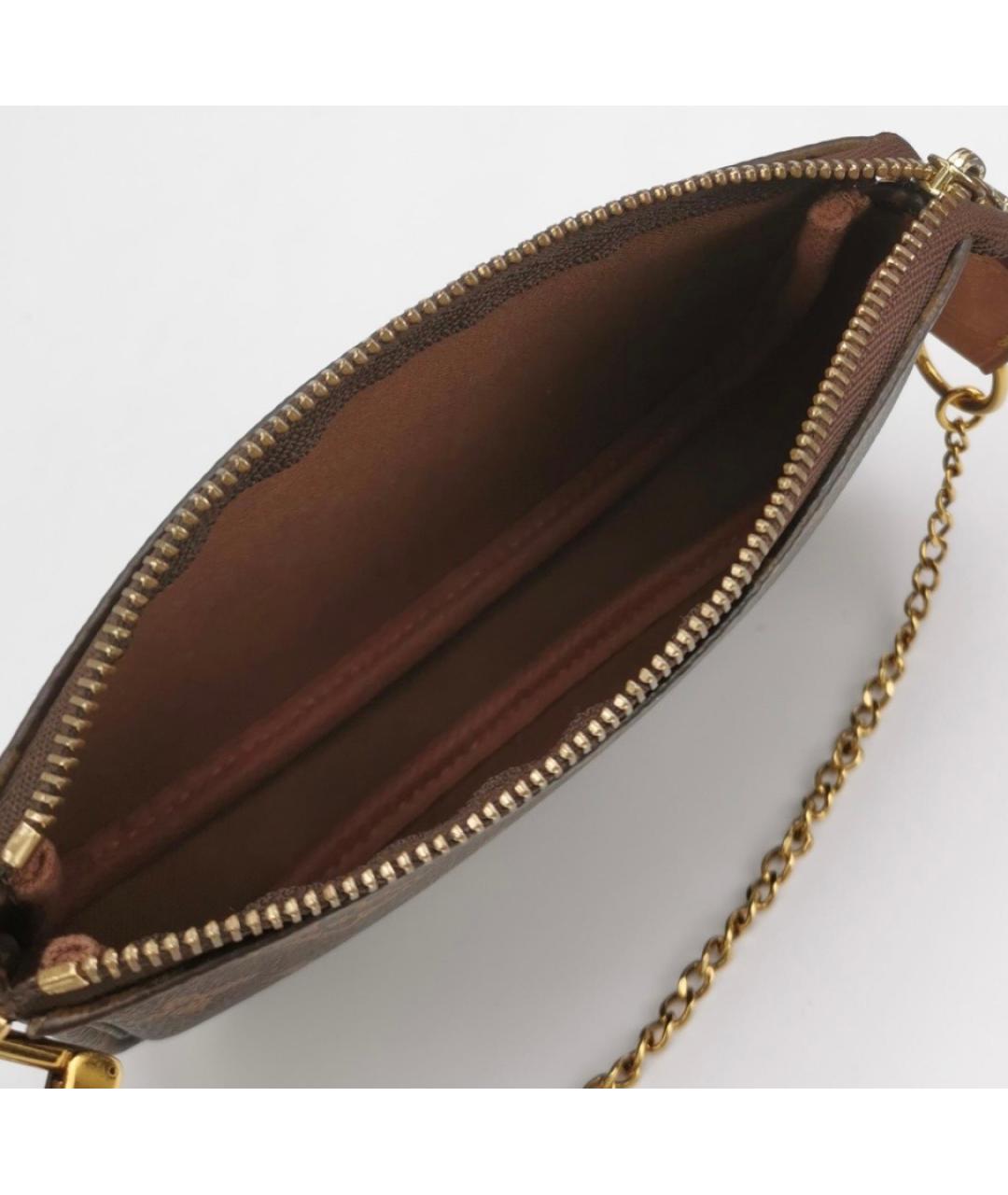 LOUIS VUITTON Коричневая сумка с короткими ручками, фото 7