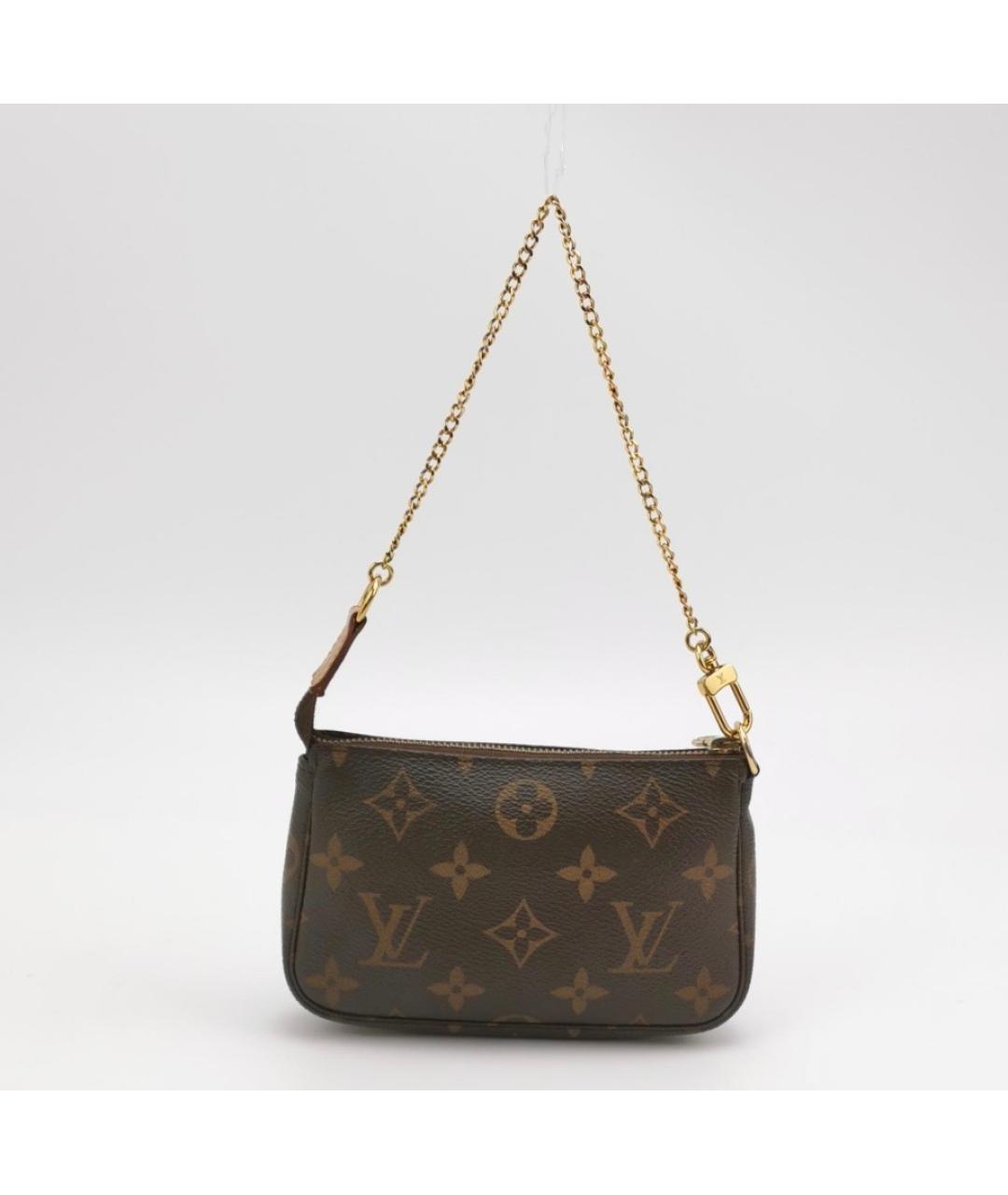 LOUIS VUITTON Коричневая сумка с короткими ручками, фото 5