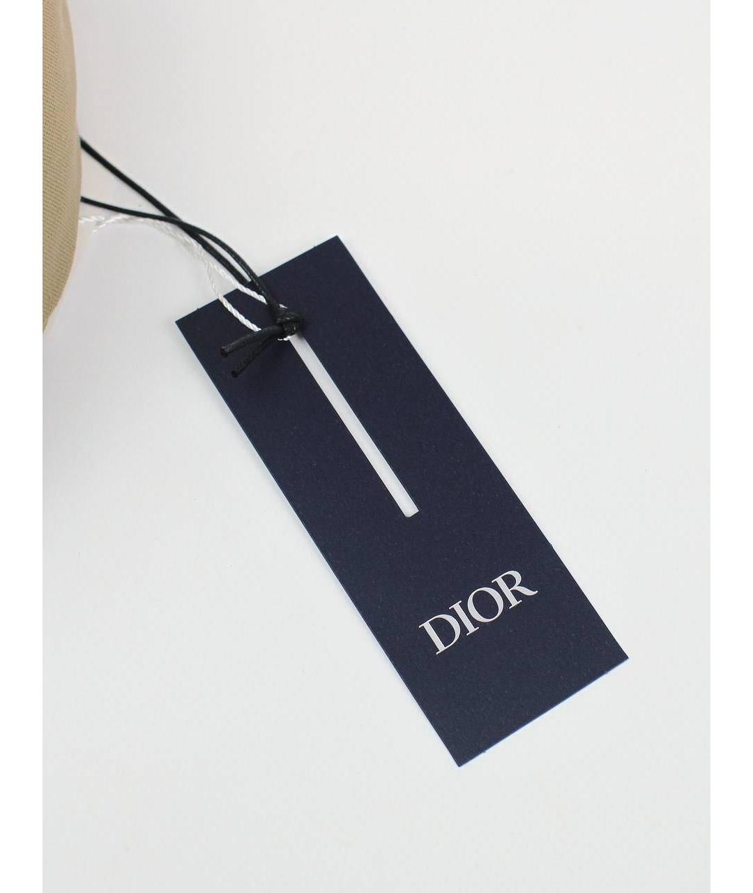 CHRISTIAN DIOR Бежевая хлопковая кепка/бейсболка, фото 5