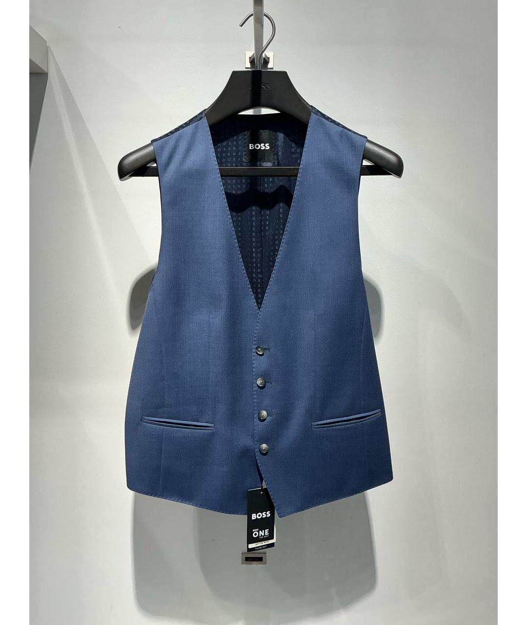 HUGO BOSS Синий классический костюм, фото 4