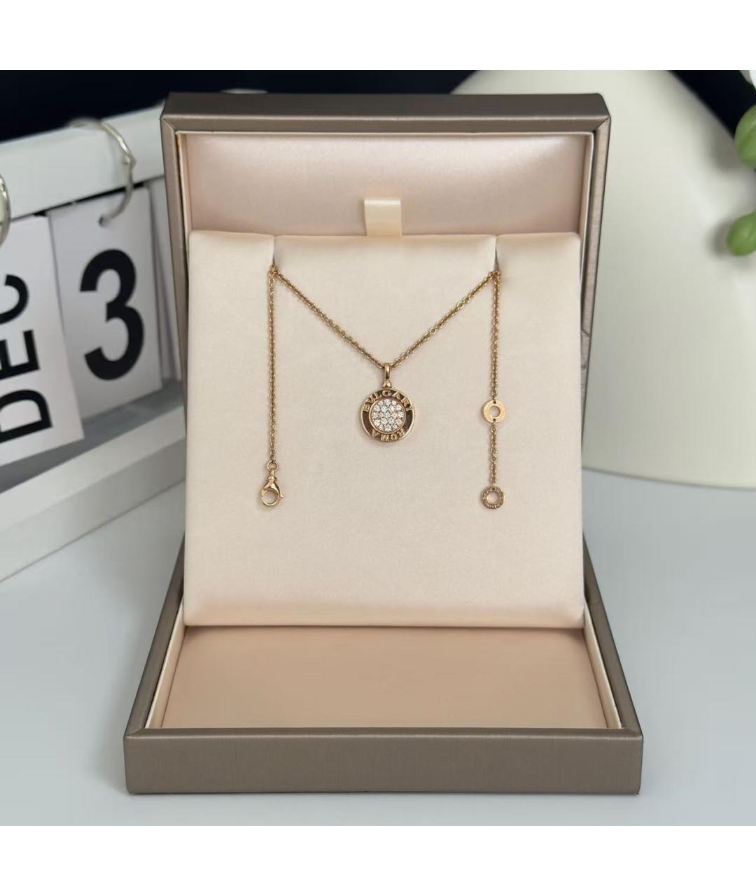BVLGARI Золотое колье из розового золота, фото 5