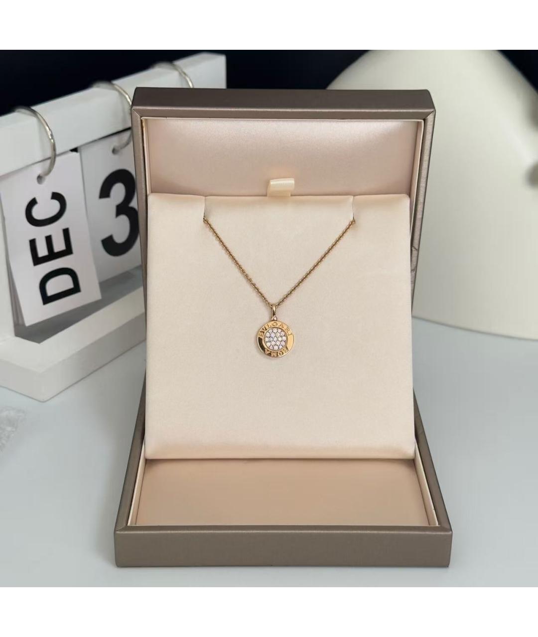 BVLGARI Золотое колье из розового золота, фото 3