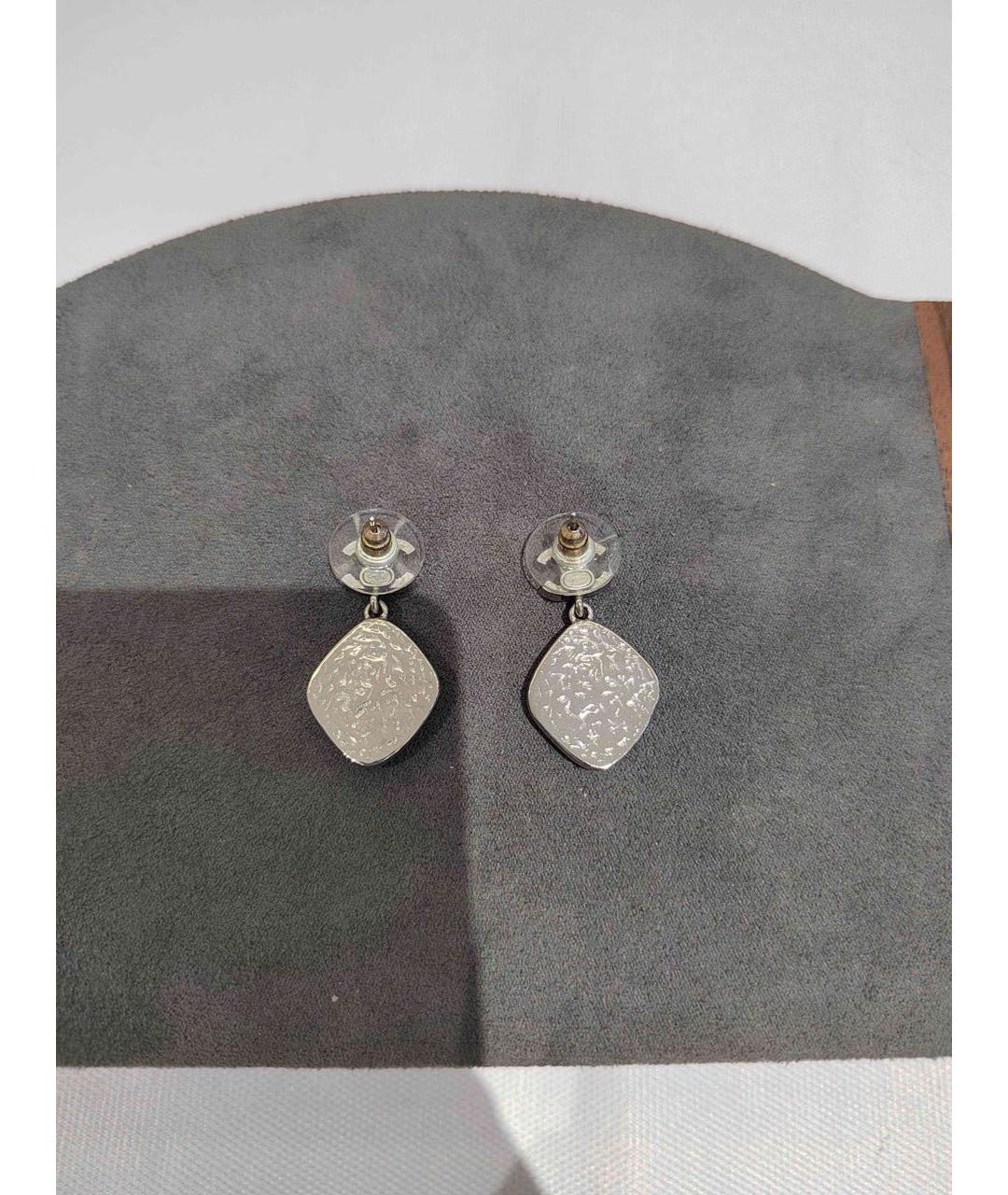 CHANEL Серебряные серьги, фото 4