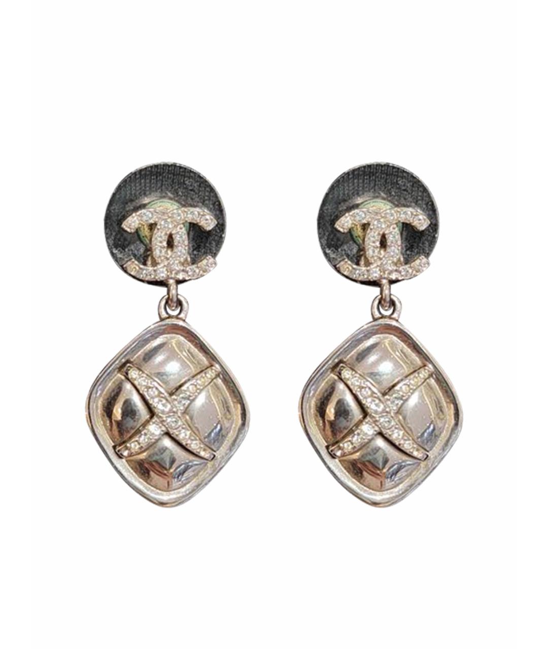 CHANEL Серебряные серьги, фото 1