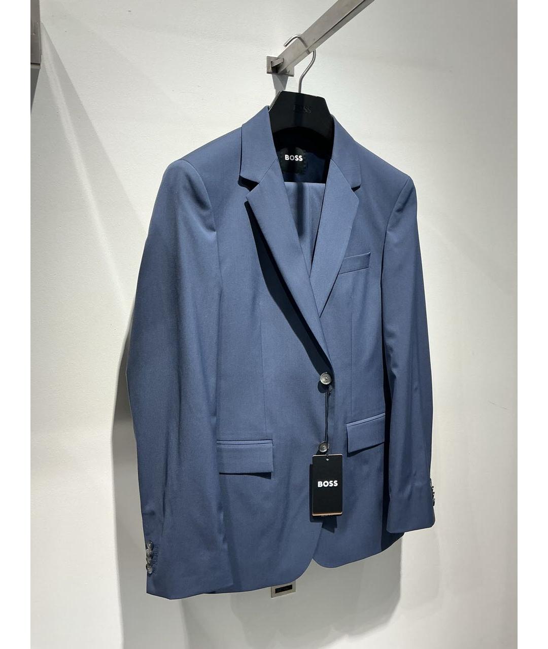 HUGO BOSS Синий классический костюм, фото 3