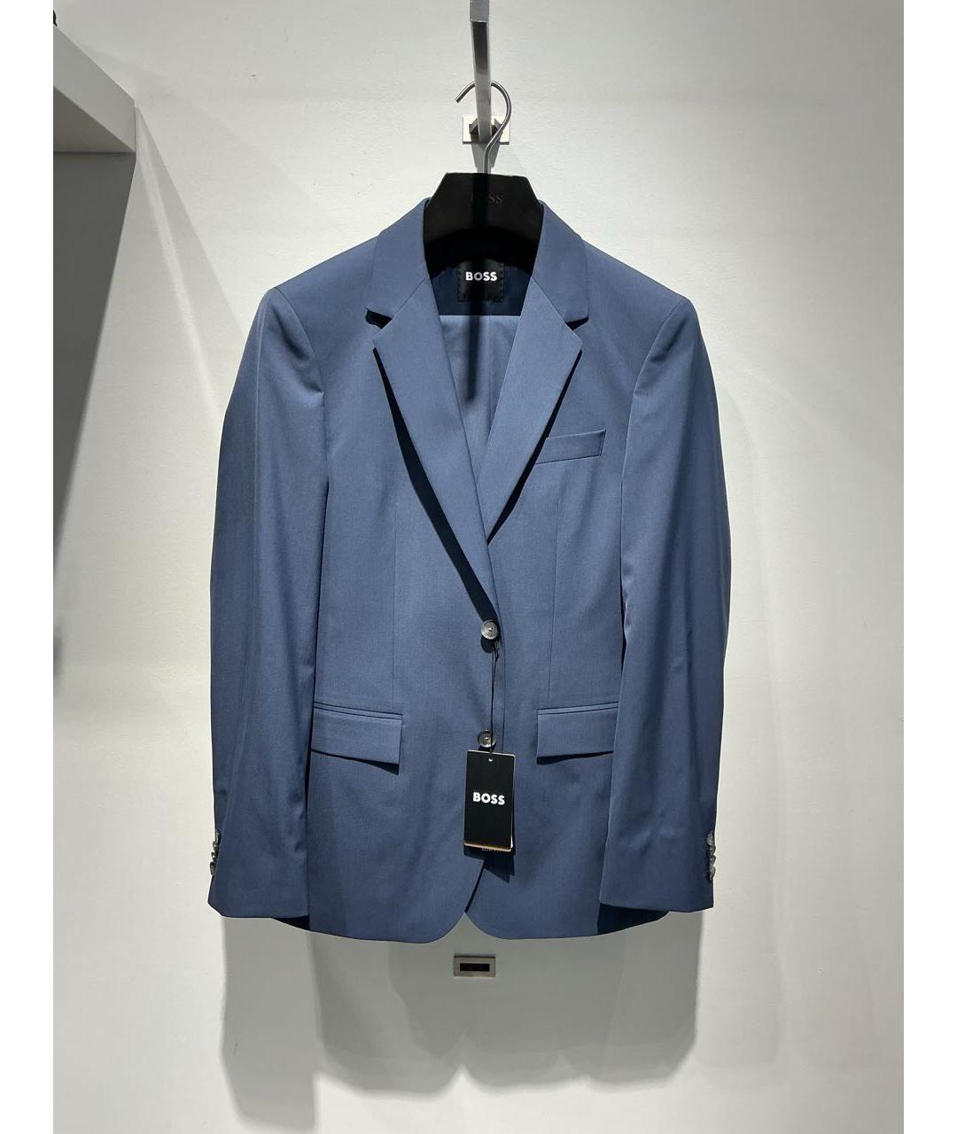HUGO BOSS Синий классический костюм, фото 4