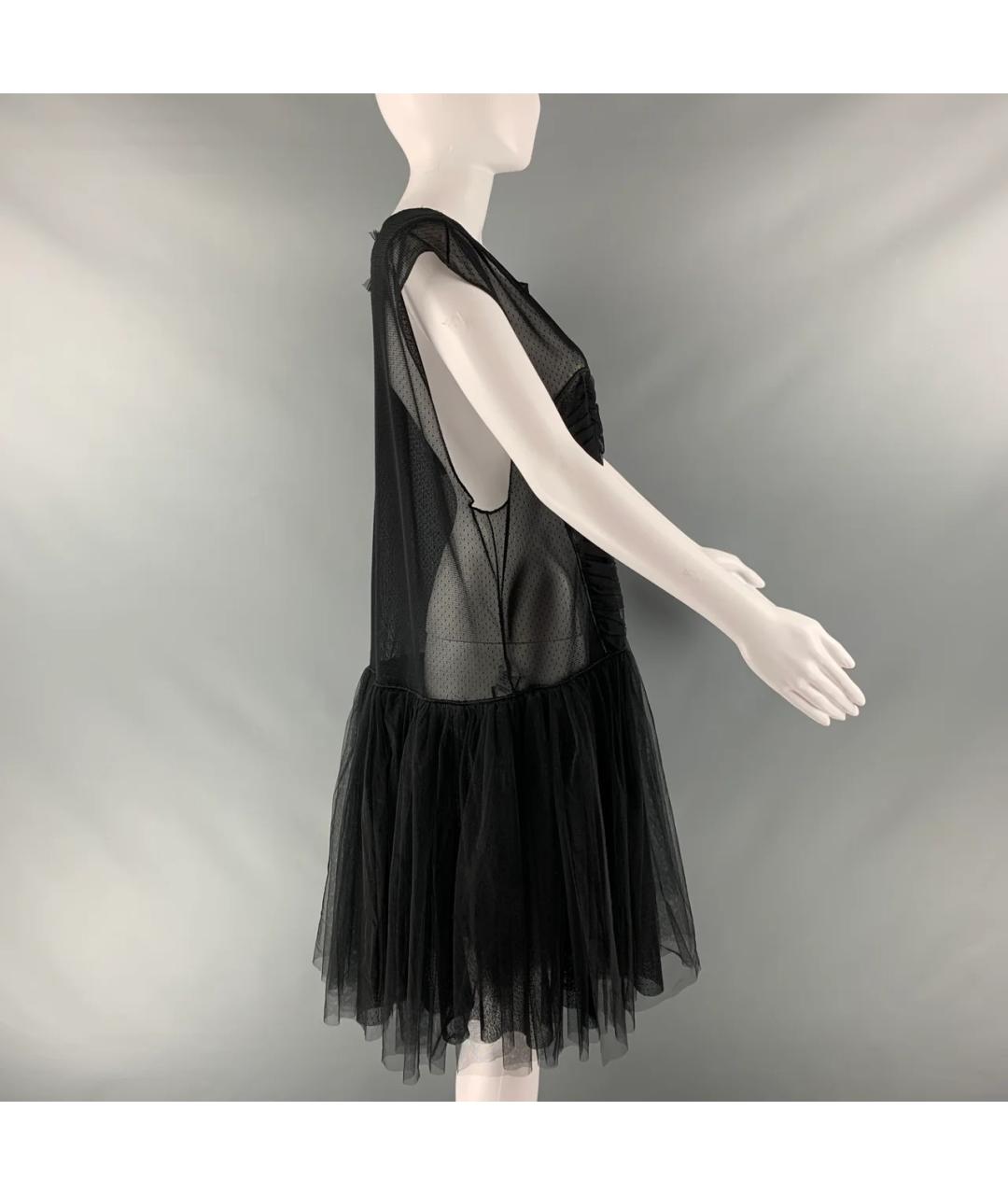 VICTOR AND ROLF Черное полиэстеровое вечернее платье, фото 7
