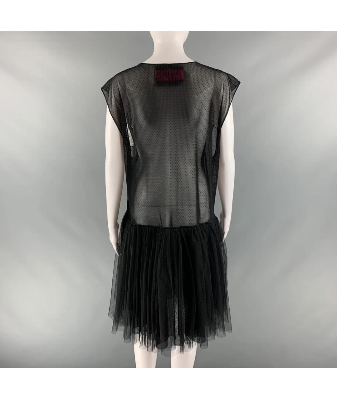 VICTOR AND ROLF Черное полиэстеровое вечернее платье, фото 9