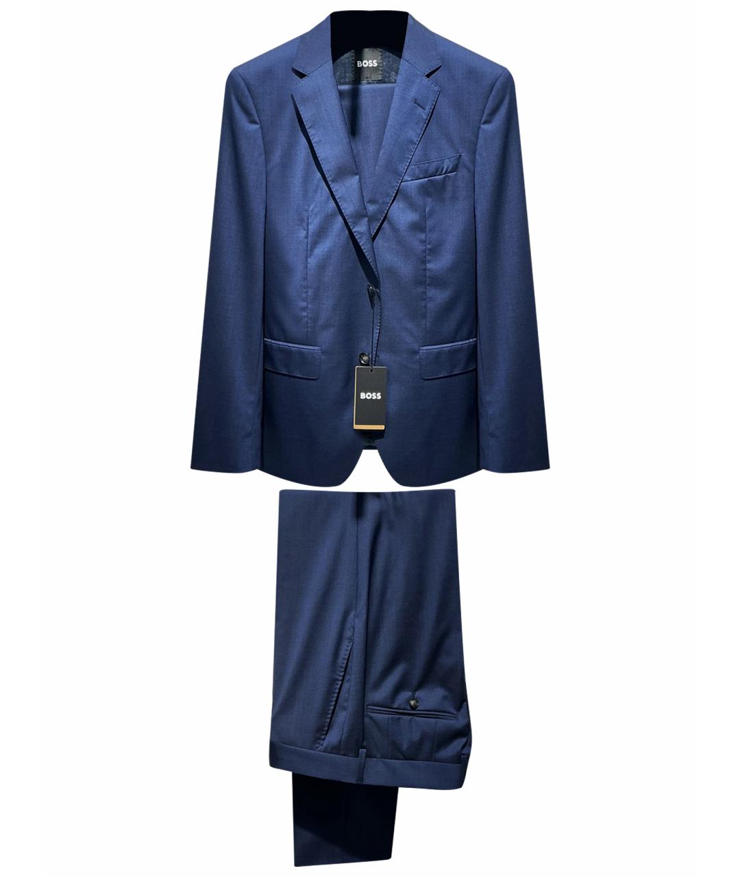 HUGO BOSS Синий классический костюм, фото 1
