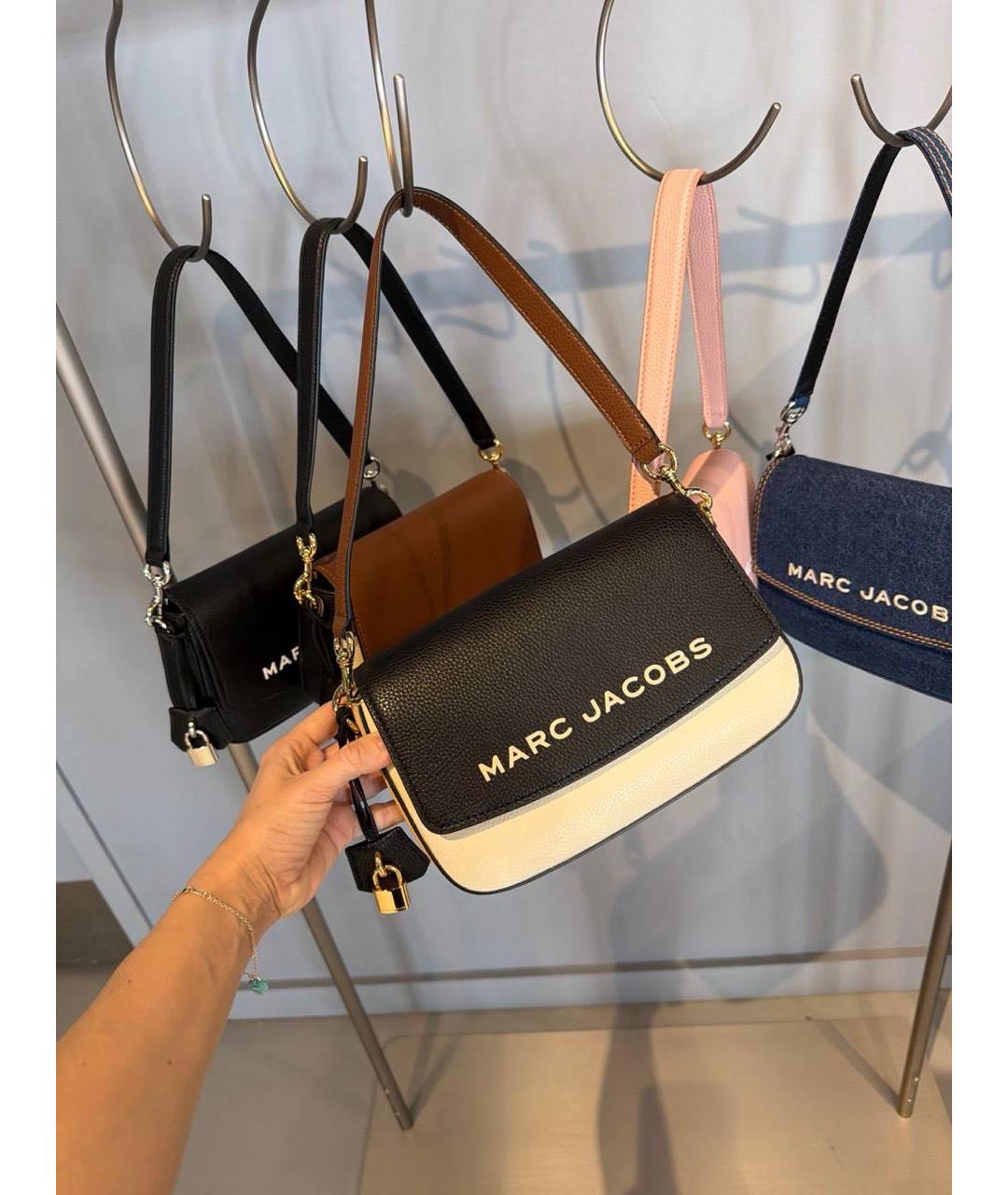 MARC JACOBS Белая кожаная сумка через плечо, фото 8
