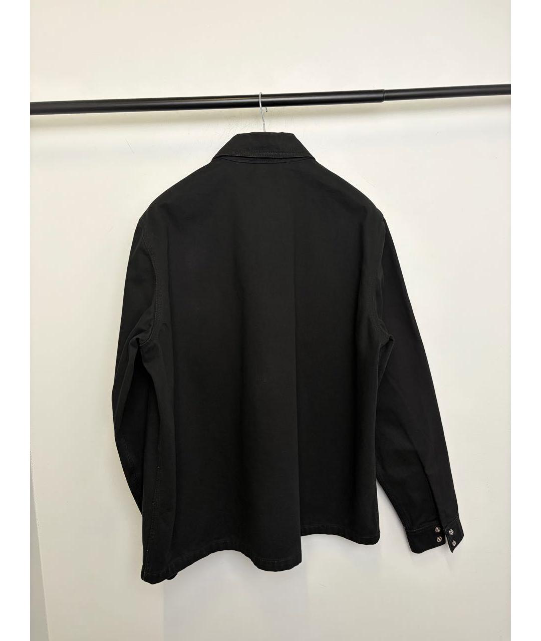 CHROME HEARTS Черная хлопковая кэжуал рубашка, фото 2