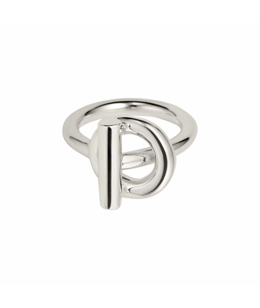 HERMES Серебряное серебряное кольцо, фото 1