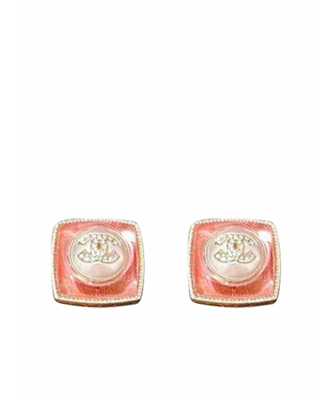 CHANEL Коралловые серьги, фото 1