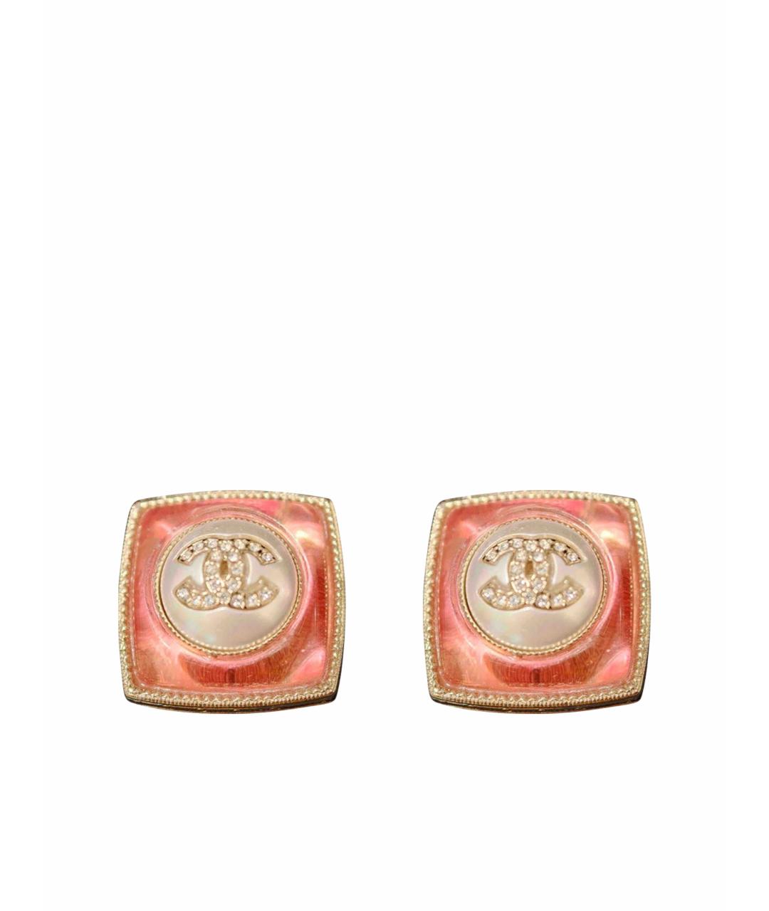 CHANEL Коралловые серьги, фото 4