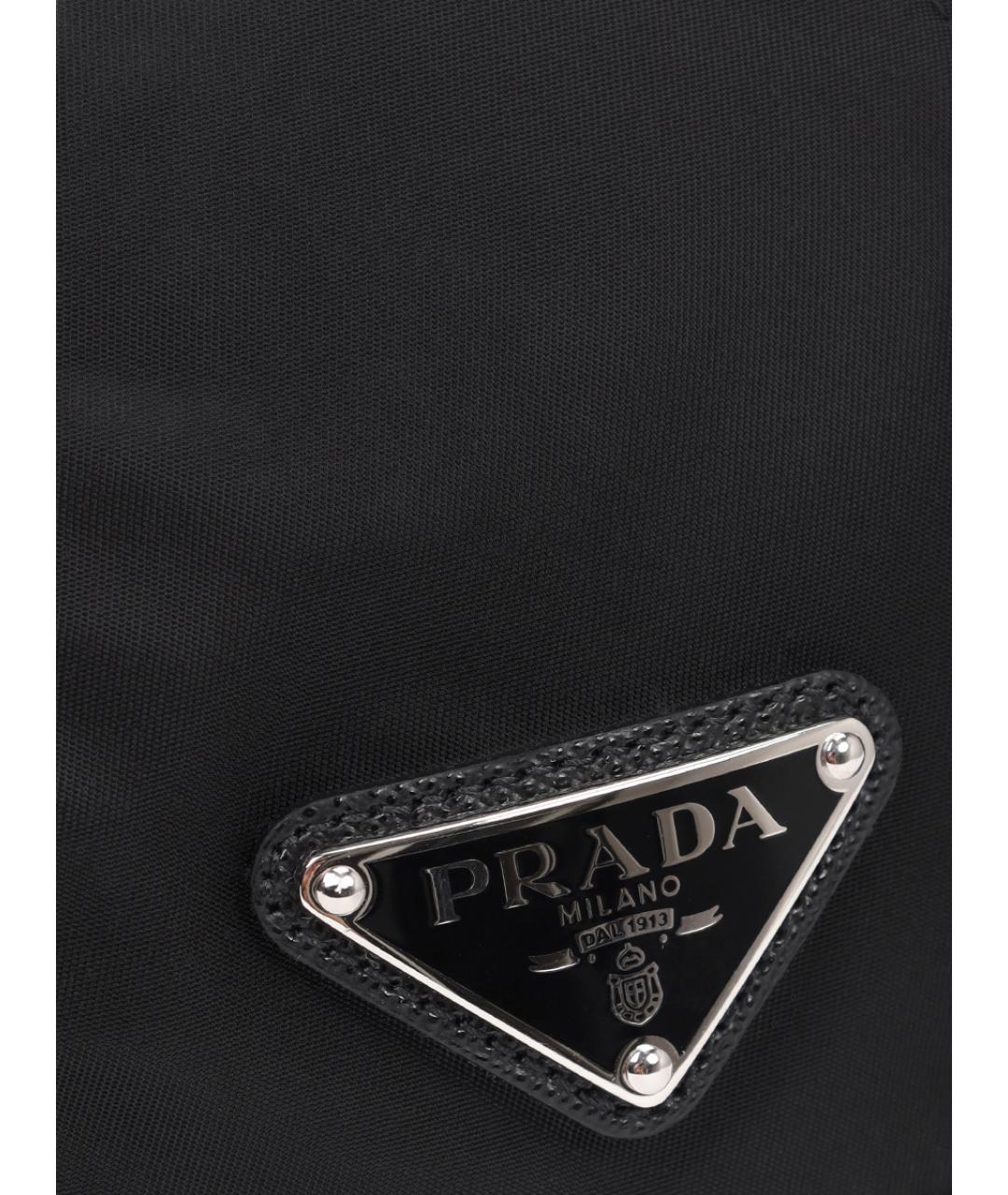PRADA Черная кепка, фото 3