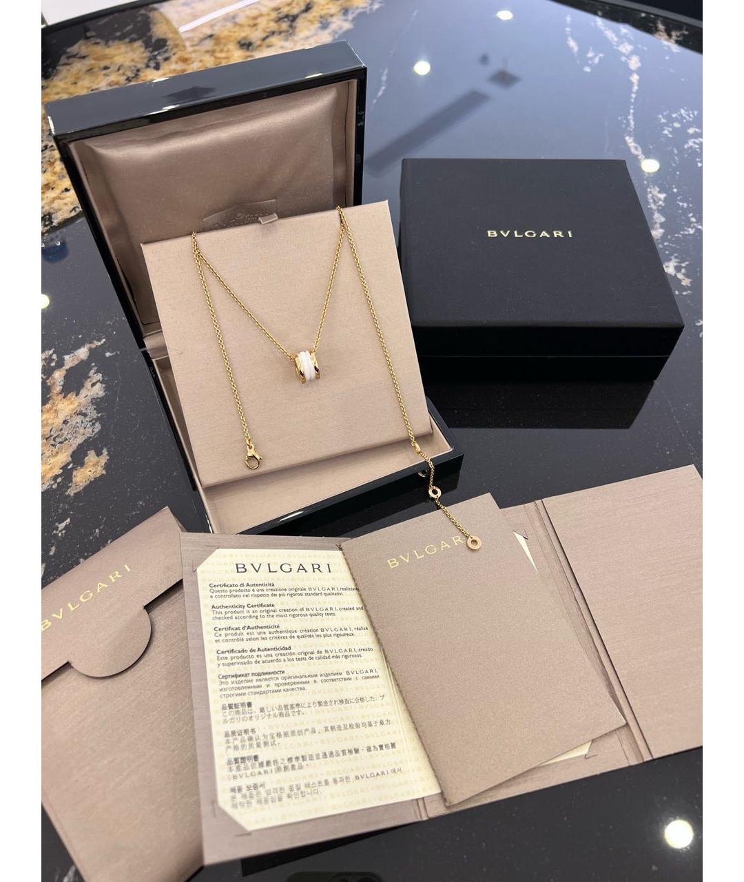 BVLGARI Золотое колье из розового золота, фото 4