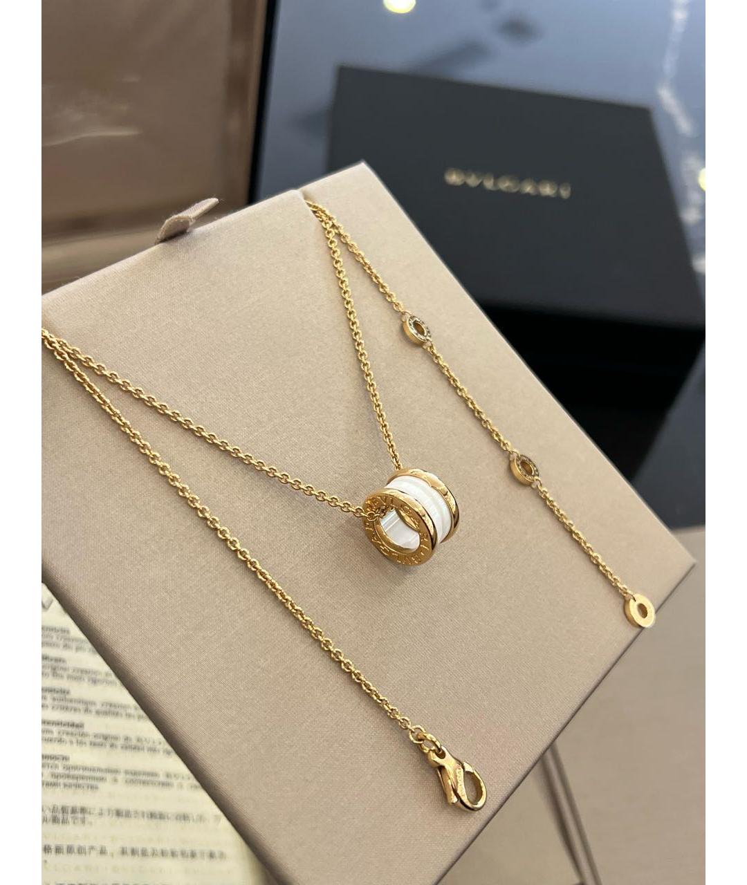 BVLGARI Золотое колье из розового золота, фото 2