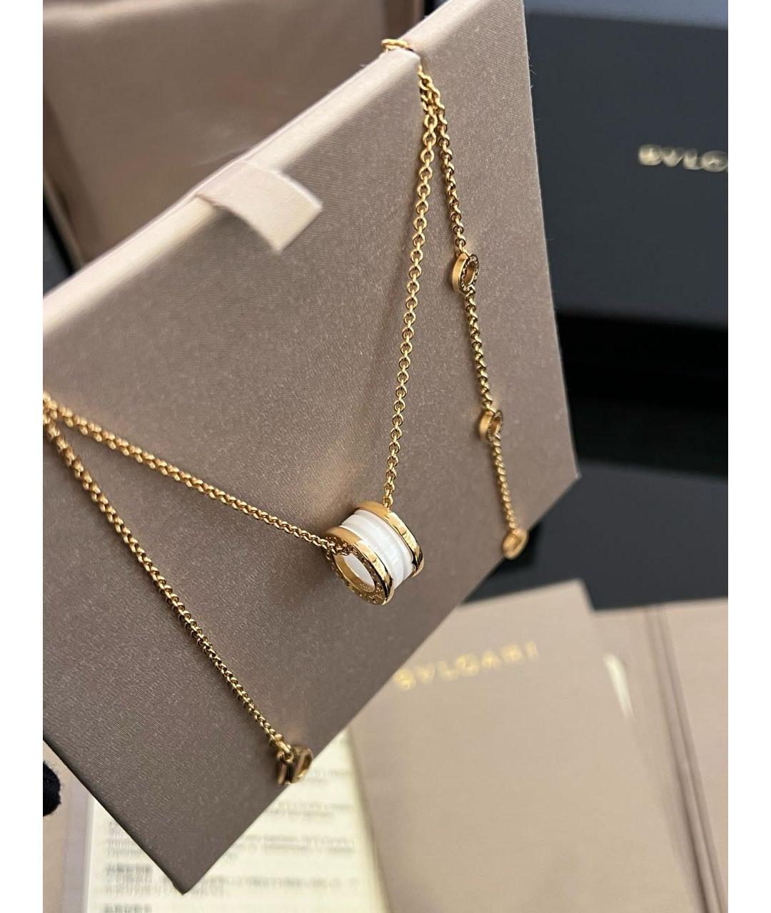 BVLGARI Золотое колье из розового золота, фото 3