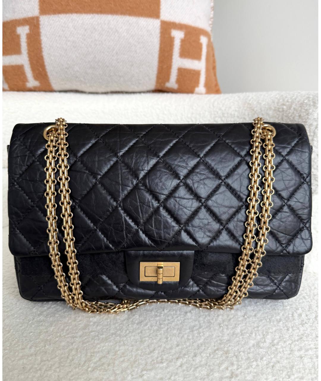 CHANEL Черная кожаная сумка через плечо, фото 10