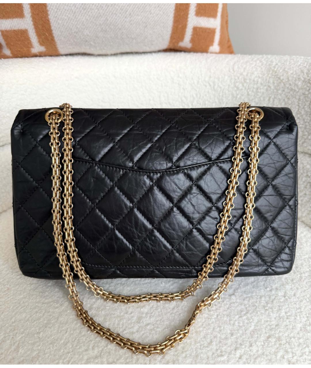 CHANEL Черная кожаная сумка через плечо, фото 3