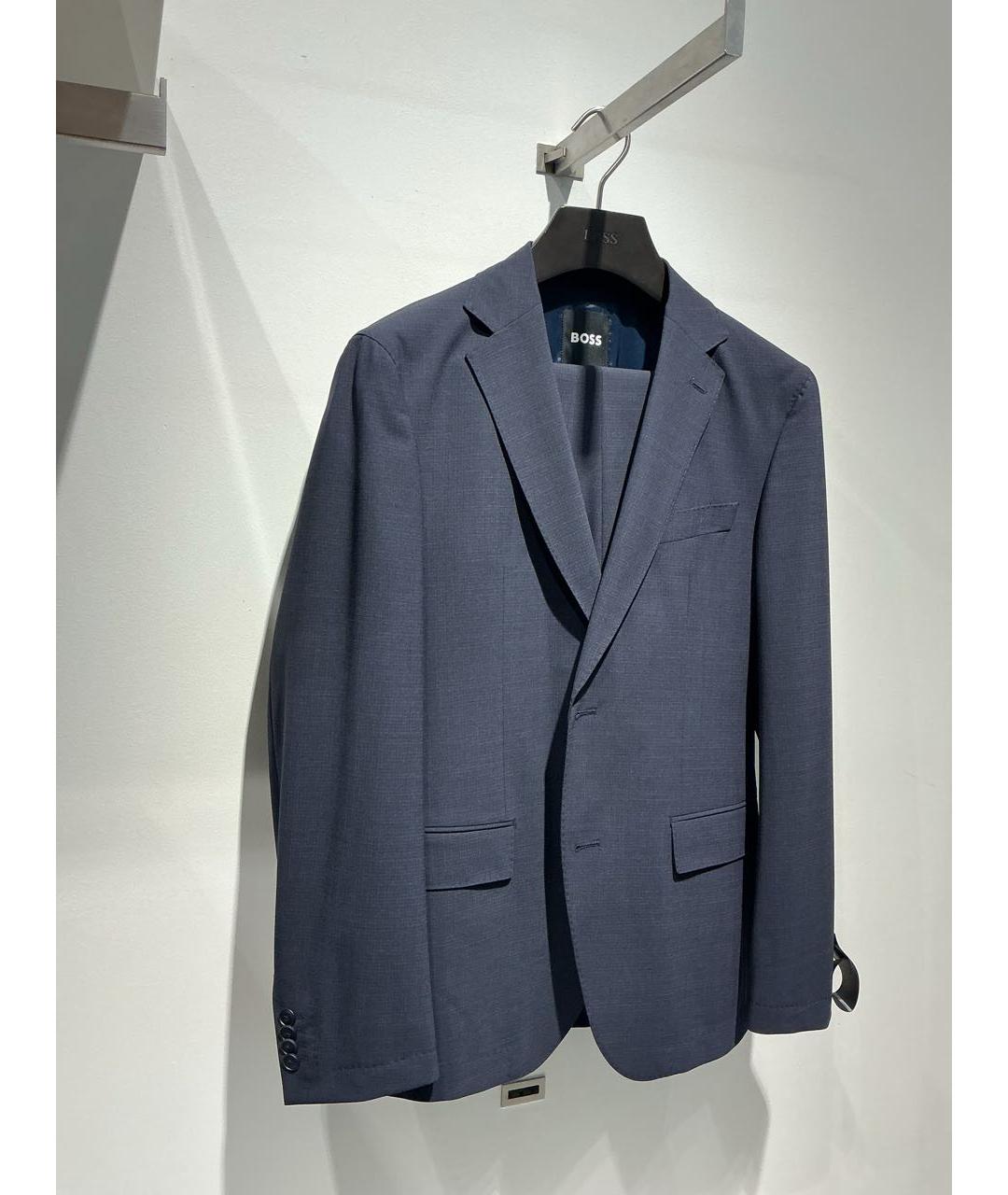 HUGO BOSS Темно-синий классический костюм, фото 3